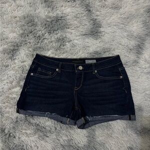 Vintage Aeropostale midi navy denim shorts